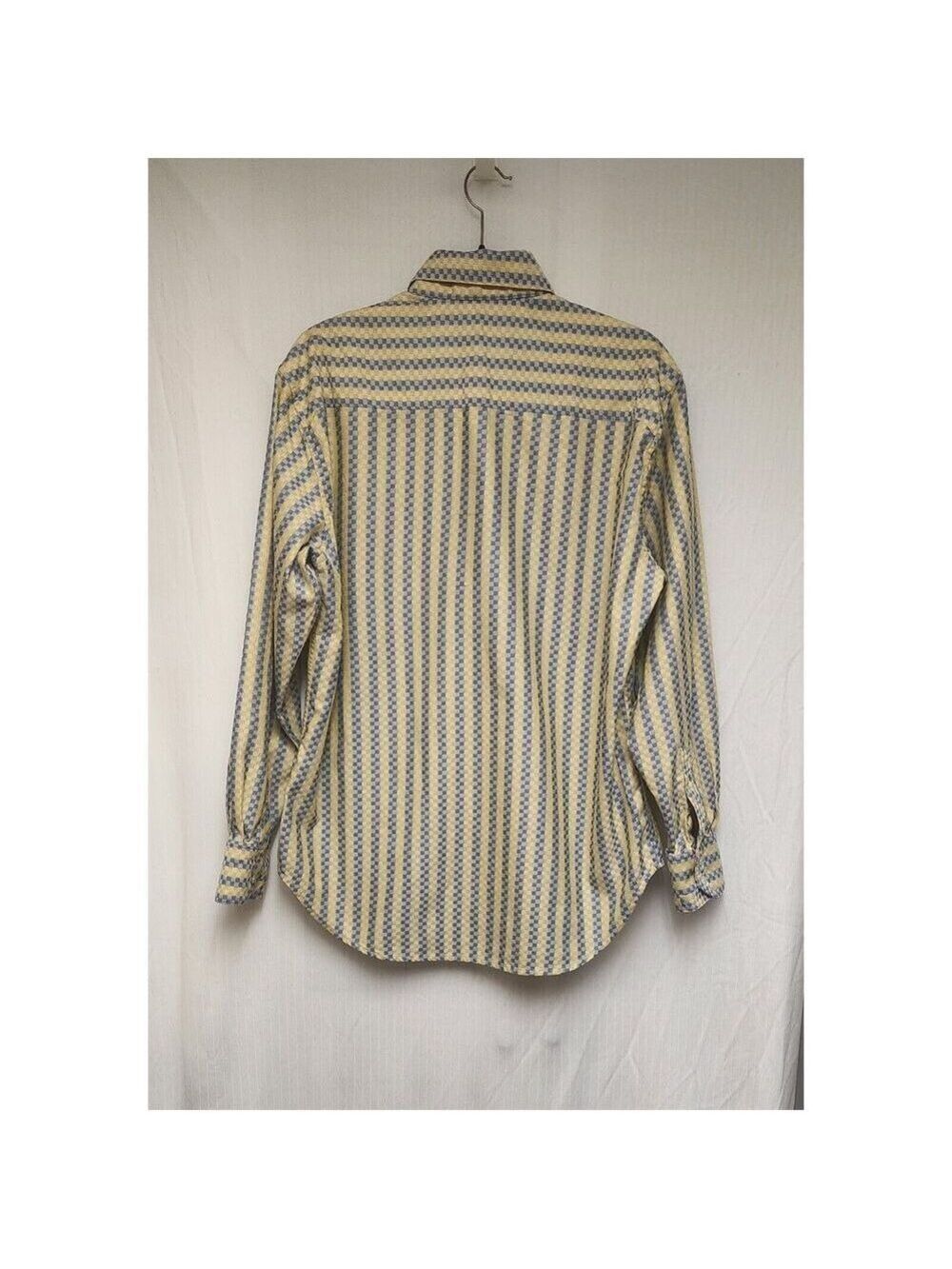 Robert Graham Men’s Multi-Yellow Long Sleeve Geometric Button Up Shirt Size L - Picture 5 of 9